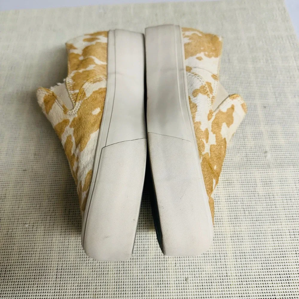 SeaVees Baja Platform Mulholland Cowhide Slip On Sneakers size 7 Womens